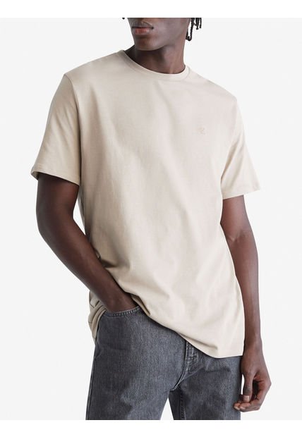 Camiseta Con Logo Hombre Verde Hombre Verde Calvin Klein