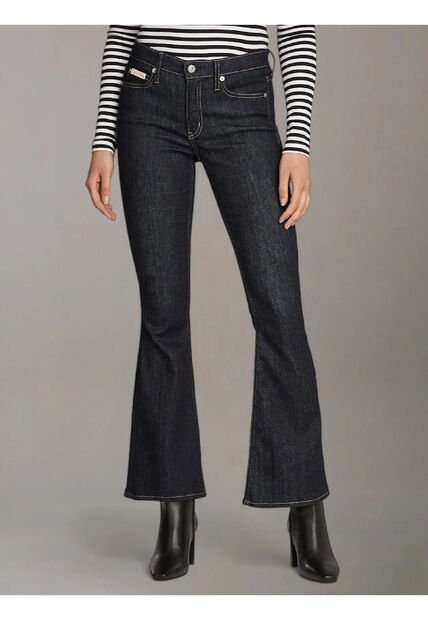 Jeans Azul Oscuro Bota Campana Calvin Klein