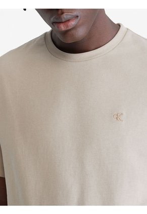 Camiseta Con Logo Hombre Verde Hombre Verde Calvin Klein