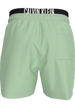 Bermuda De Baño Verde Corto Con Cinturilla Doble - Intense Power Calvin Klein