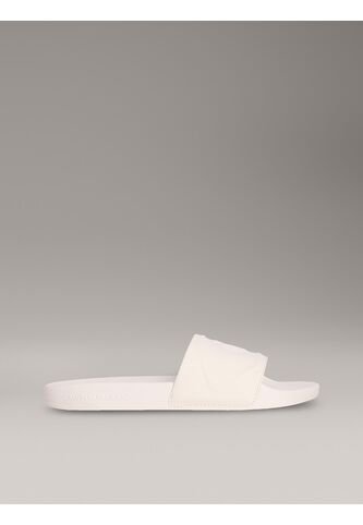 Sandalias Beige Con Monograma En Relieve Calvin Klein Calvin Klein