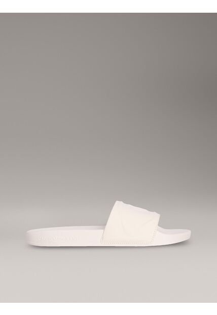 Sandalias Beige Con Monograma En Relieve Calvin Klein