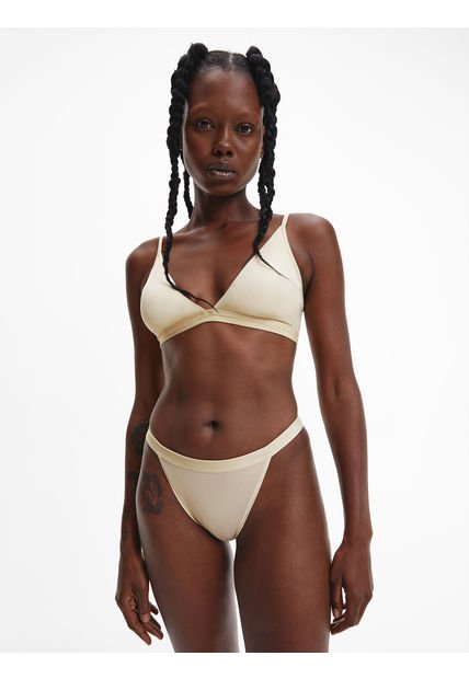 Pantie Tipo Bikini Con Logo Tonal - Form To Body Natura Calvin Klein