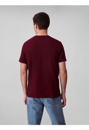 Camiseta Negra De Algodón Con Monograma Bordado Calvin Klein