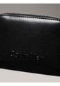 Billetera Negra Con Cremallera En El Contorno Con RFID Calvin Klein de Calvin Klein