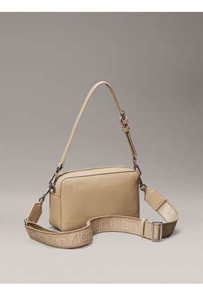 Bolso Beige Cruzado Convertible Calvin Klein