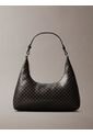Bolso Negro De Hombro Con Logo Monograma En Todo El Artículo Calvin Klein de Calvin Klein
