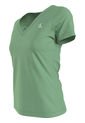 Camiseta Verde Slim Con Cuello V Para Mujer Calvin Klein de Calvin Klein