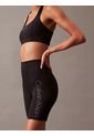Pantalóneta Negra Deportiva Con Logo Atonal Para Mujer Calvin Klein de Calvin Klein