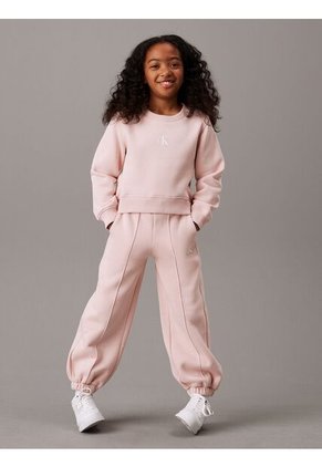 Pantalón Rosado De Chándal De Felpa Holgado Calvin Klein