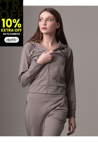 Buzo Café Deportivo Con Capota Suave Y Elástica Calvin Klein Calvin Klein
