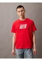 Camiseta Roja Sport Logo Easy Crewneck Calvin Klein de Calvin Klein