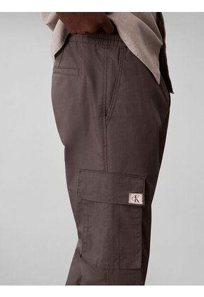 Pantalones Gris Cargo Skinny De Ripstop Calvin Klein