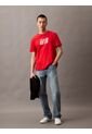 Camiseta Roja Sport Logo Easy Crewneck Calvin Klein de Calvin Klein