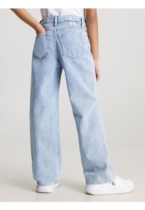 High Celeste Niña Rise Wide Leg Jeans Calvin Klein