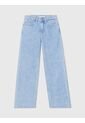 High Celeste Niña Rise Wide Leg Jeans Calvin Klein de Calvin Klein