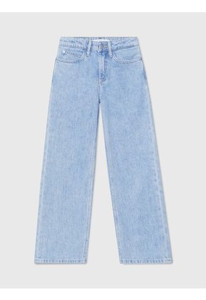High Celeste Niña Rise Wide Leg Jeans Calvin Klein