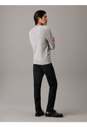 Saco Gris Tejido Structure Micro Pique Calvin Klein