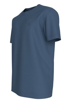 Camiseta Azul Con Logotipo En La Espalda Calvin Klein