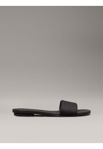Sandalias Negro De Jacquard Con Logo Calvin Klein Calvin Klein