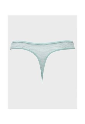 Pantie Tipo Tanga Verde De Encaje Calvin Klein