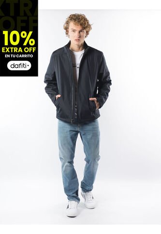 Chaqueta Azul De Tejido Plano Para Hombre Calvin Klein Calvin Klein
