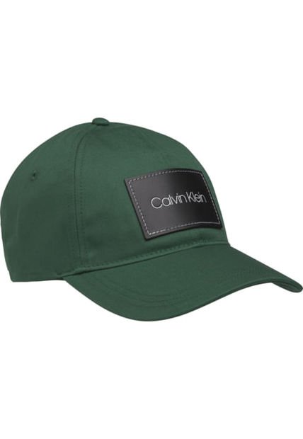 Gorras Gorra Con Parche De Cuero Calvin Klein