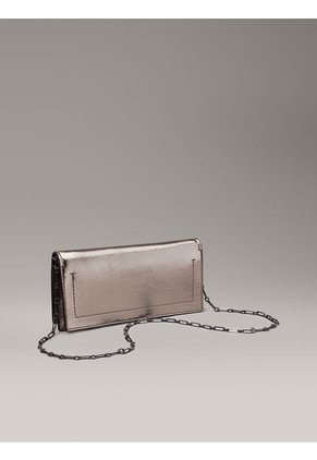 Mini Gris Bolso Cruzado Metálico Calvin Klein