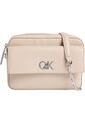 Bolso Beige Cruzado Con Logo Calvin Klein de Calvin Klein