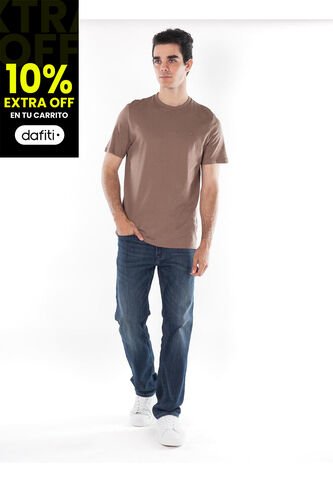 Camiseta Con Logo Hombre Chocolate Calvin Klein Calvin Klein