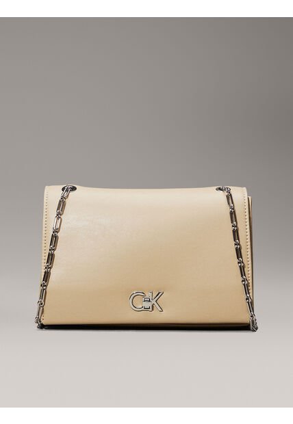 Bolso Beige Cruzado Convertible Calvin Klein