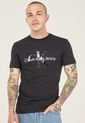 Camiseta Negro-Blanco Calvin Klein de Calvin Klein