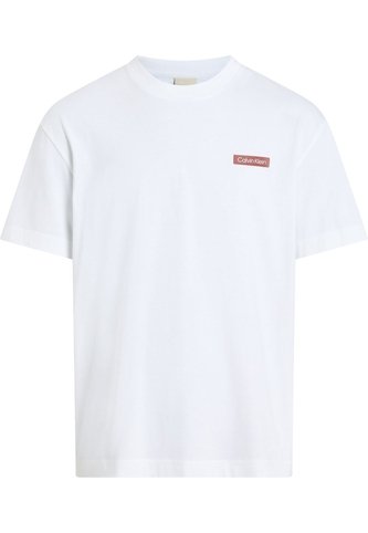 Camiseta Blanca Con Estampado En La Espalda Calvin Klein Calvin Klein