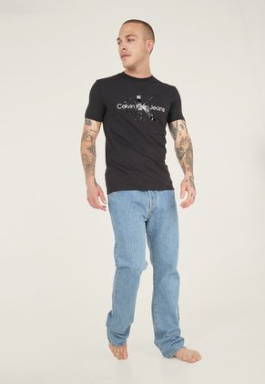 Camiseta Negro-Blanco Calvin Klein