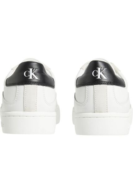 Tenis Blanco Classic De Cuero Calvin Klein