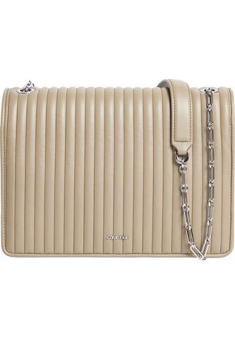 Bolso Beige Con Solapa Acolchado Calvin Klein Calvin Klein