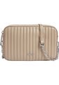 Bolso Beige Cruzado Acolchado Con Solapa Calvin Klein de Calvin Klein
