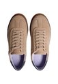 Tenis Beige De Ante De Perfil Bajo Calvin Klein de Calvin Klein