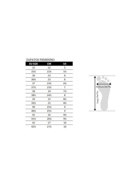 Colombia Talla 27 Zapatos Mujer Colombia Tabla De Size De Zapatos