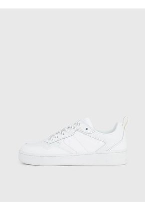 Tenis Deportivas Con Logo Mujer Blanco Calvin Klein