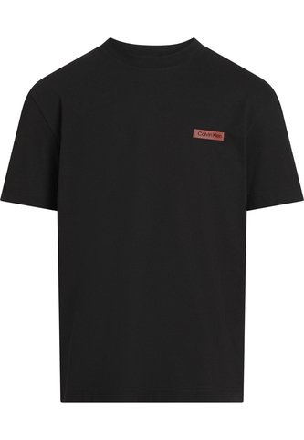 Camiseta Negra Con Estampado En La Espalda Calvin Klein Calvin Klein