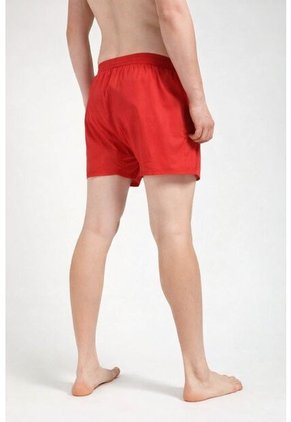 Pantaloneta Roja De Pijama De Popelín De Algodón Calvin Klein