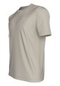 Camiseta Beige Con Logo En El Cuello Calvin Klein de Calvin Klein