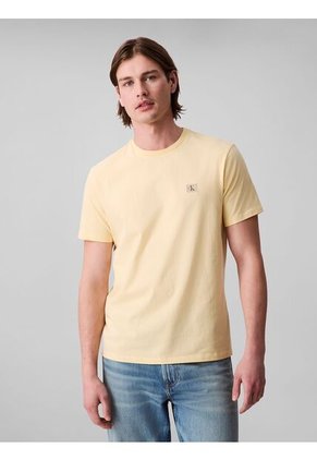 Camiseta Amarilla Classic Con Monograma Calvin Klein