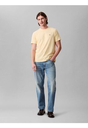 Camiseta Amarilla Classic Con Monograma Calvin Klein