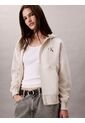 Buzo Blanco Con Capota Y Cierre De Cremallera Calvin Klein de Calvin Klein