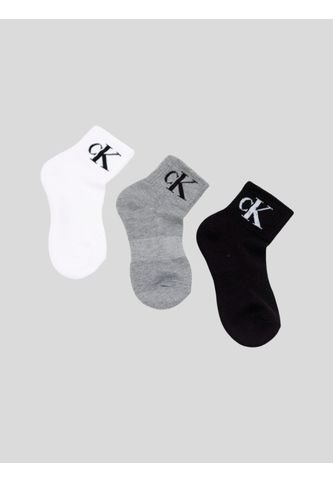 Pack Negro De 3 Medias Archive Logo Calvin Klein Calvin Klein