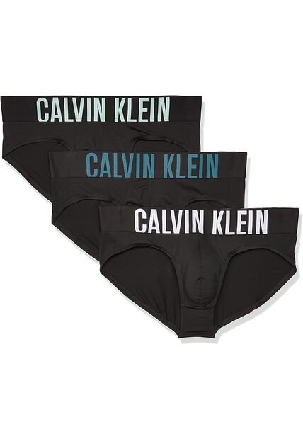 Pack Negro De 3 Slips - Intense Power Calvin Klein