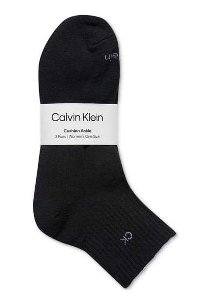 Pack Negro De 3 Medias Cushion Calvin Klein