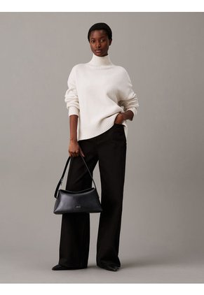Bolso Negro De Hombro Soft Sculpt Calvin Klein